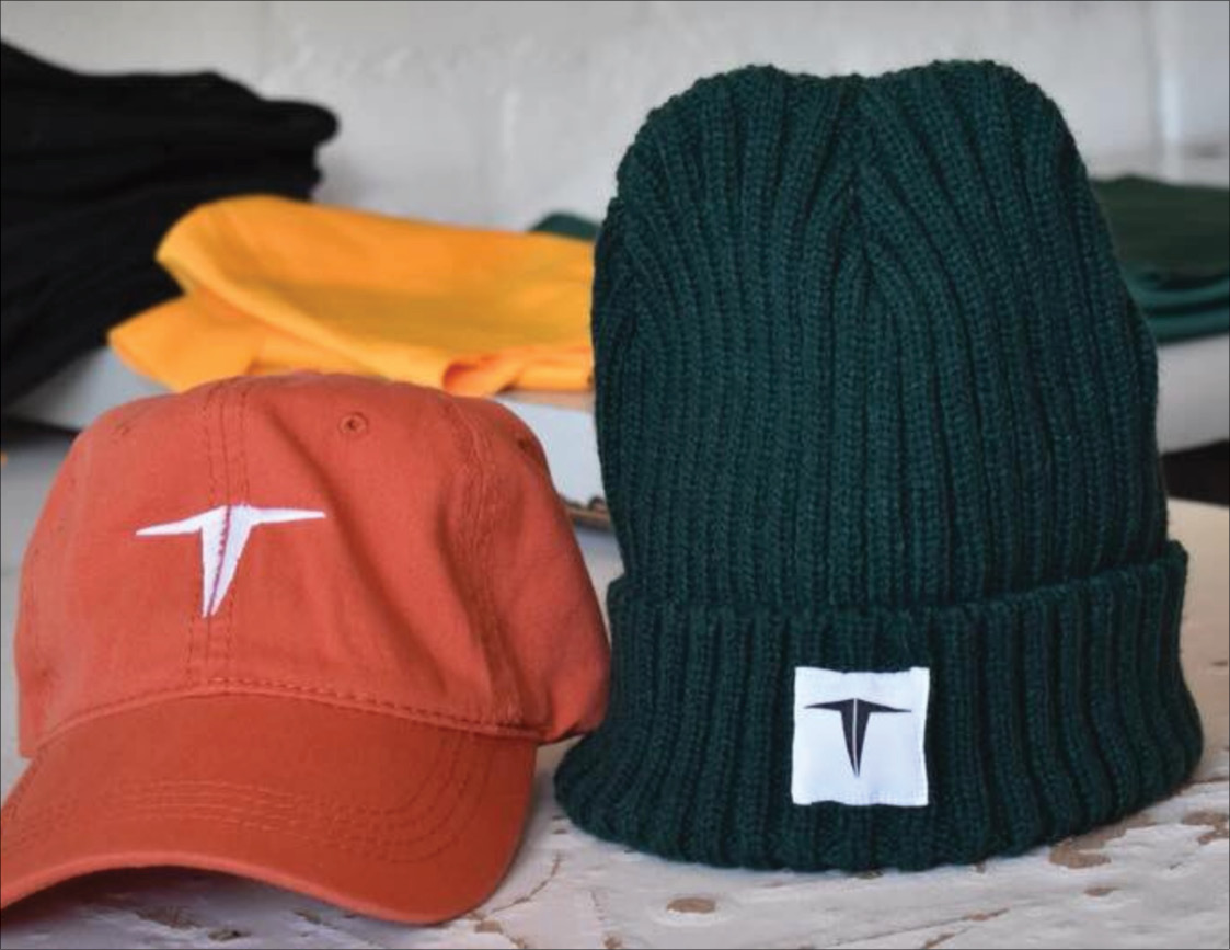 Some of the urban wear produced by Thabiso Mokomele's business T-squared