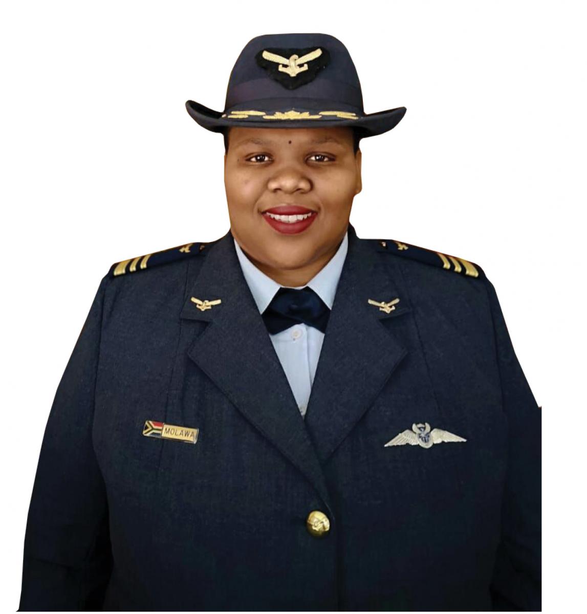 Lt Col Molawa is the first black person to command a South African Air Force (SAAF) installation.