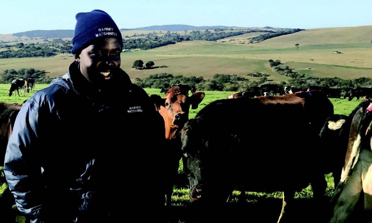 Farmer Tshilidzi Matshidzula's business is contributing positively to the country's agricultural sector.