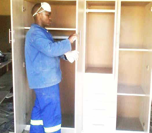 Manqoba Ngwenya is on his way to establishing a lucrative furniture business.