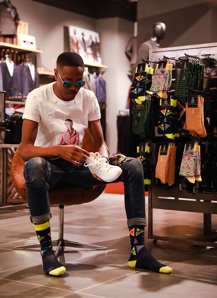  Sibusiso Ngwenya was able to target a niche market with his trendy socks brand.