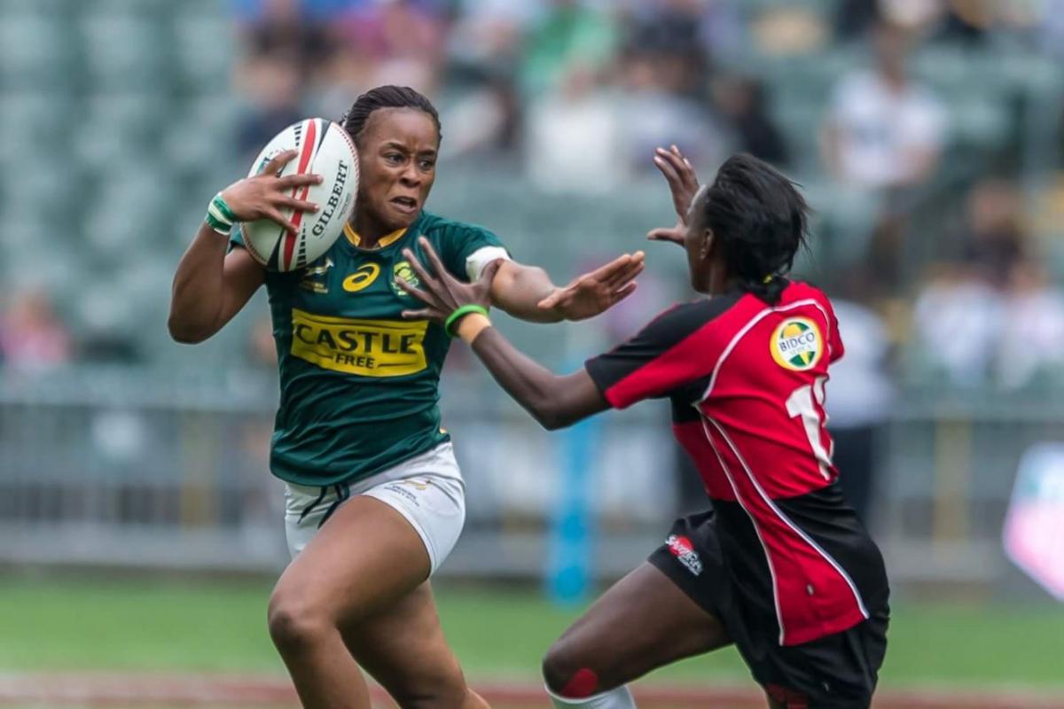 Zinhle Ndawonde plays for the Springbok National Women’s team.