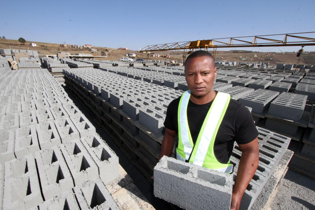 Anele Peti currently employs 32 people in his brick manufacturing company.