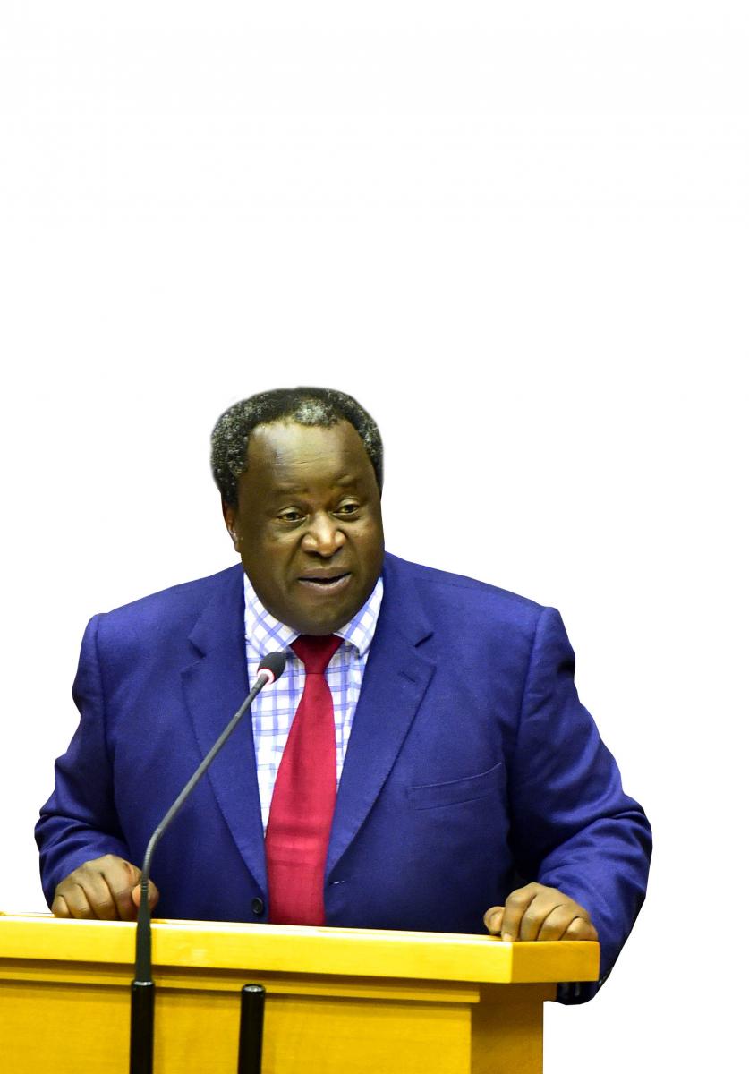 Finance Minister Tito Mboweni delivers the Budget Speech.