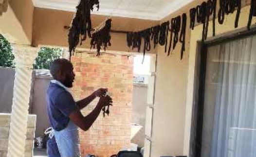 Serasengoe Moodie is running a successful biltong business.