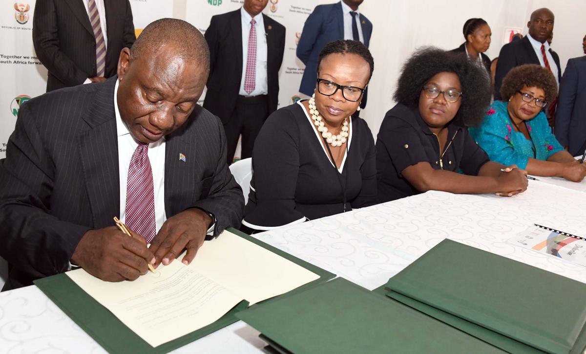 President Cyril Ramaphosa officially opened the Booysens Magistrate's Court and signed the GBVF Declaration. This has been hailed as a step in the right direction in ending women and child abuse in South Africa.