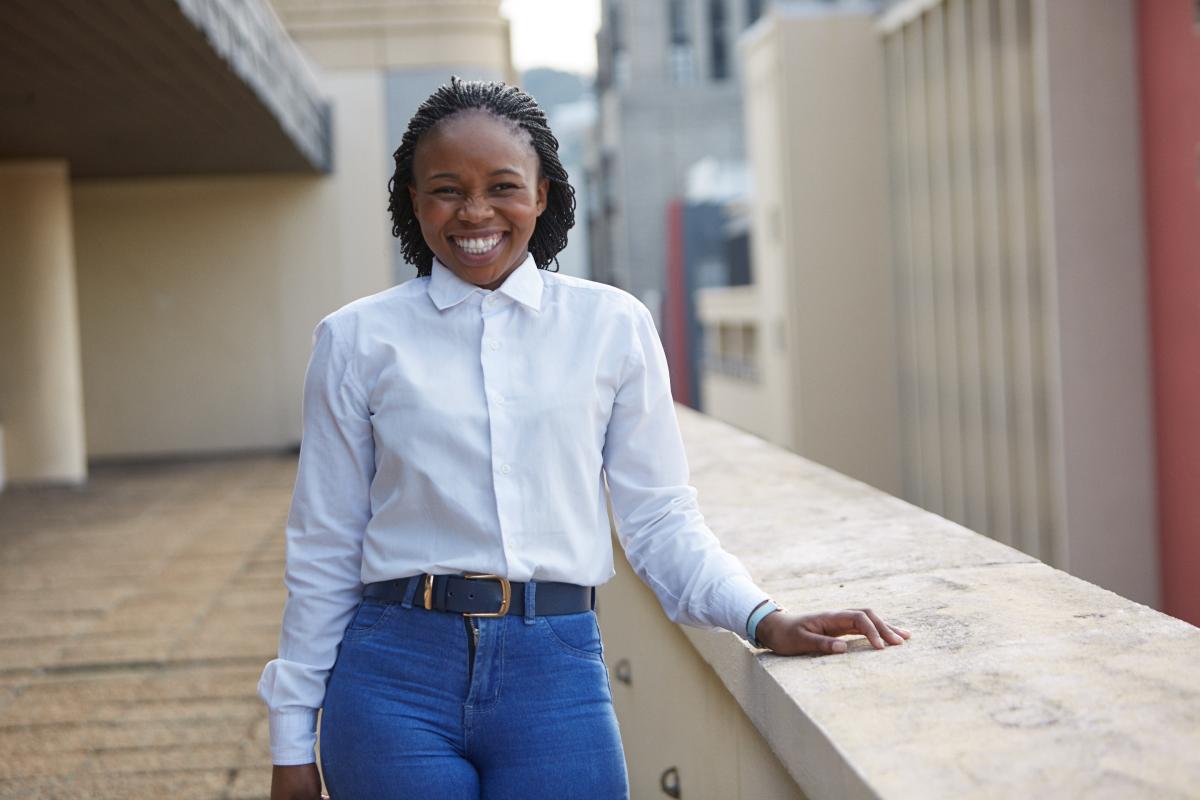 Yonela Gozini is enjoying her placement at Woolworths SA. Yonela Gozini is enjoying her placement at Woolworths SA.