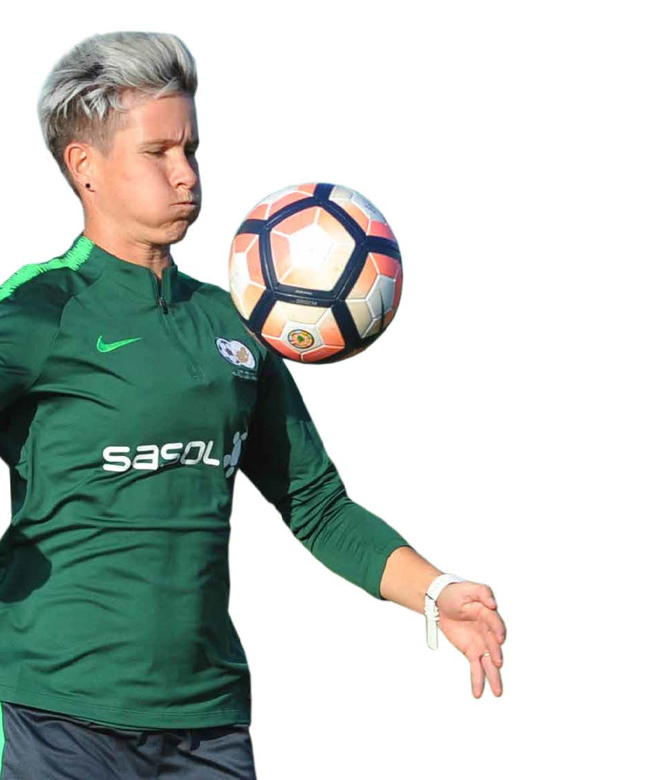 Banyana Banyana captain Janine van Wyk.