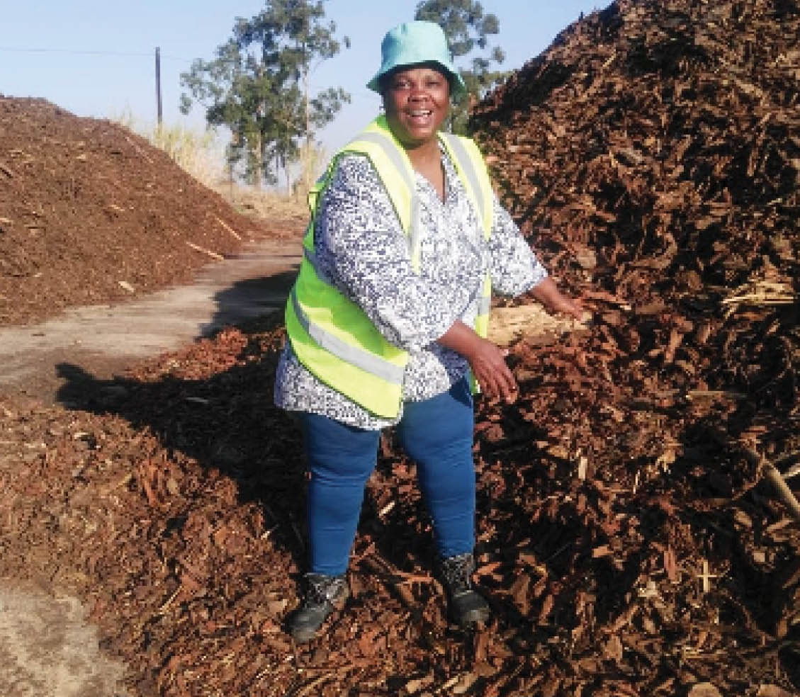 Farmer Thandi Mokoena is breaking new ground in agriculture, thanks to government assistance.