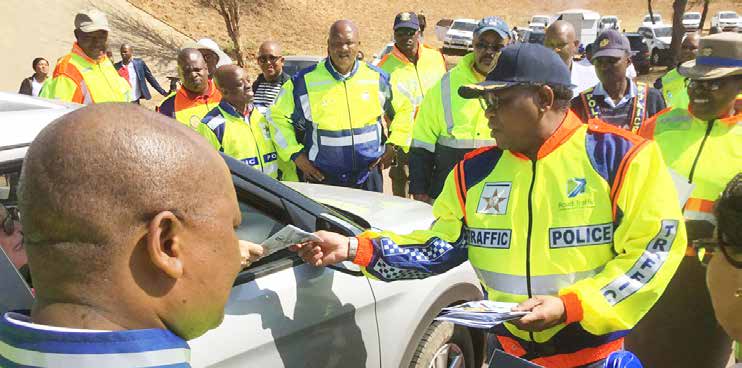 Minister of Transport Fikile Mbalula informing the public about AARTO.