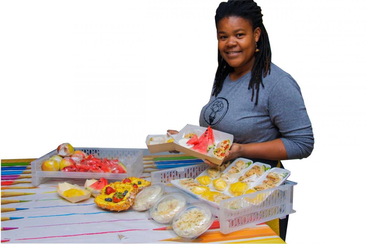 Labani Mgimeti turned her passion for creating healthy delicious meals into a business.