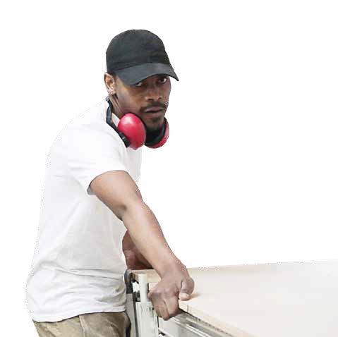 Sipho Twala is passionate about his career as a furnituremaker.