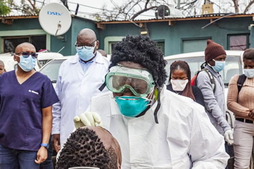 In the coming days and weeks, 10 000 Community Health Care Workers will be deployed across the country to conduct door-to-door screening in our most vulnerable communities