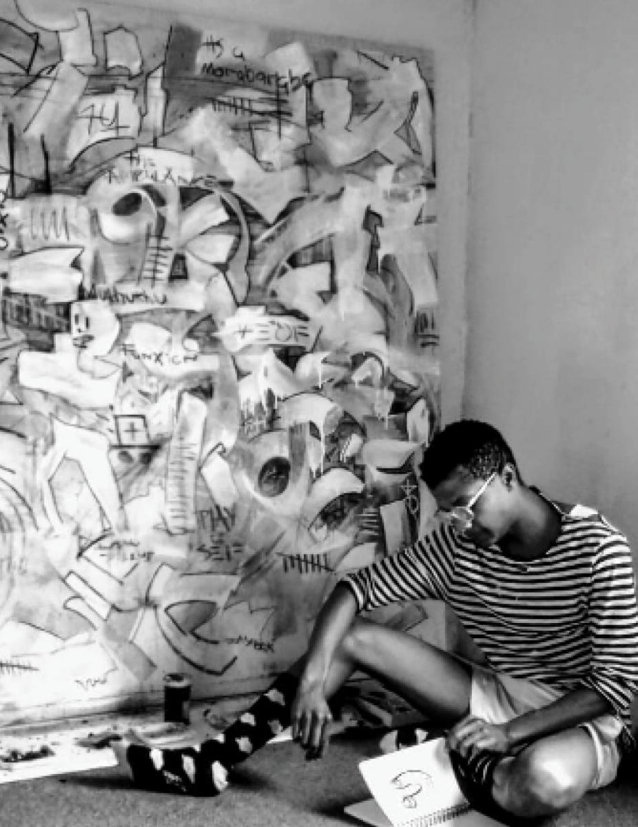 Young artist Pule Ratsoma