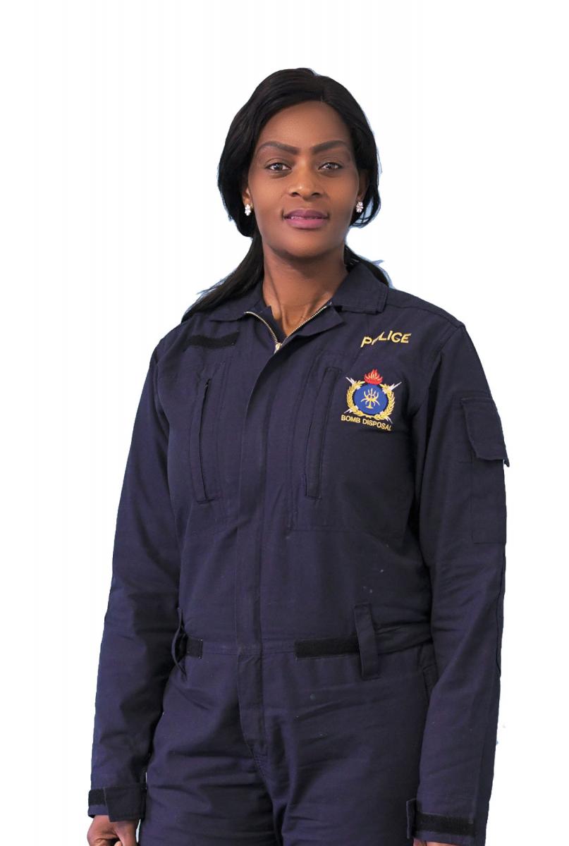 Lieutenant-Colonel Daphney Gada fighting crime in the SAPS’s Explosives Division.