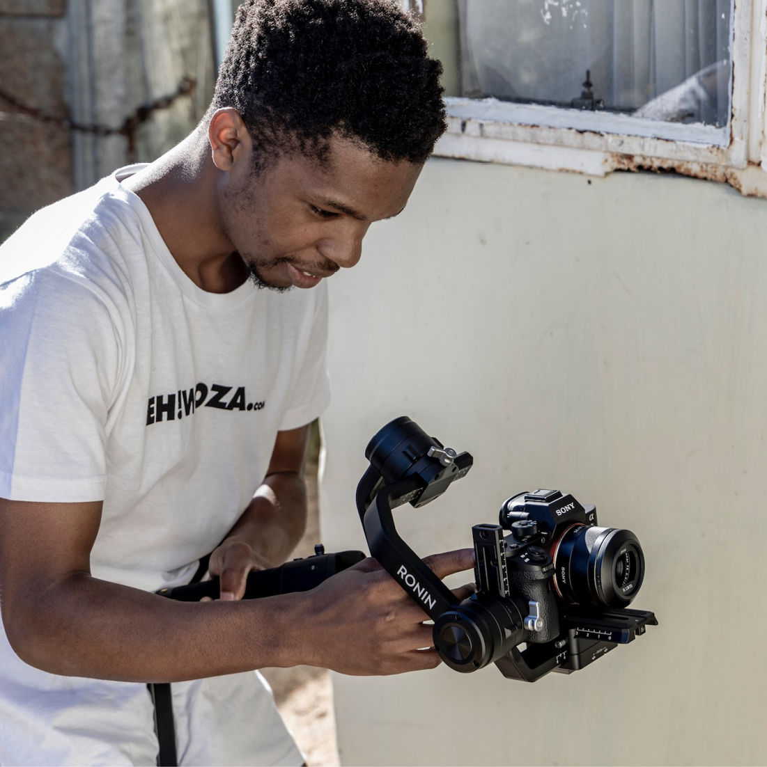 Young filmmakers from Khayelitsha are creating short documentaries about COVID-19. Photo: Eh!Woza
