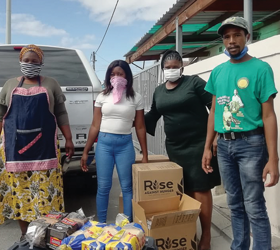 The Khayelitsha Site B CAN doing their part in helping the less fortunate.