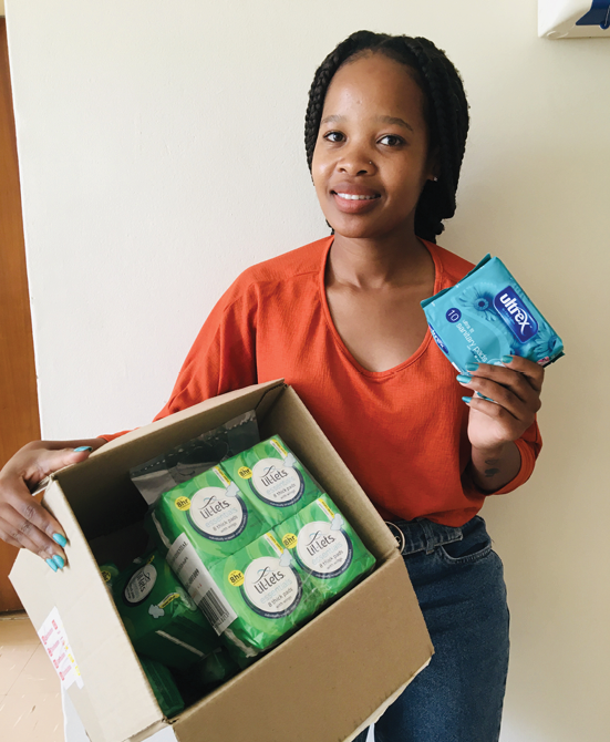 Petunia Shongoane has dedicated her time to ensuring that girls in rural areas do not miss school when they are on their periods. Petunia Shongoane has dedicated her time to ensuring that girls in rural areas do not miss school when they are on their periods.