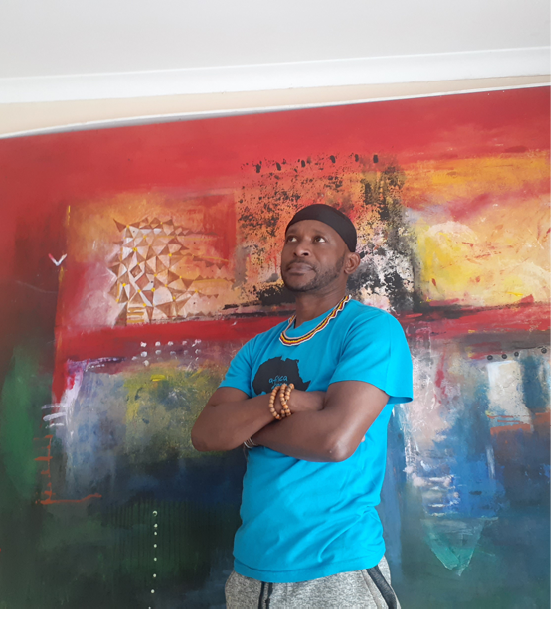 Nico Phooko, the music painter. PHOTO: Mpilo Phooko. Nico Phooko, the music painter. PHOTO: Mpilo Phooko.