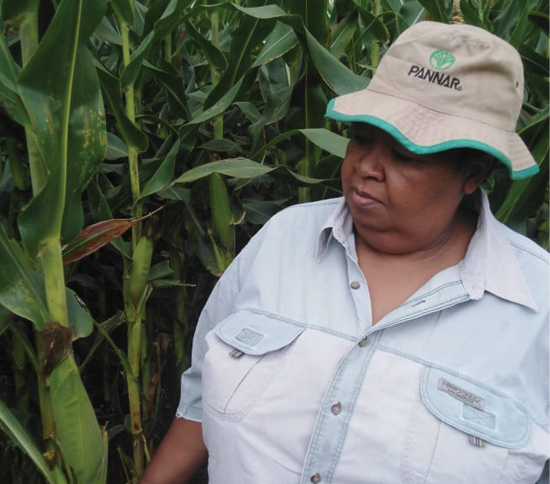 Primrose Makgatho encourages young women to take up agricultural opportunities to secure their future.