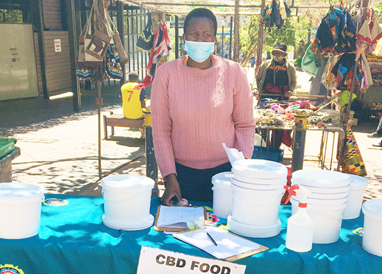 Bulelwa Xubuzani is one of the workers involved in the City of Cape Town’s food waste diversion project.