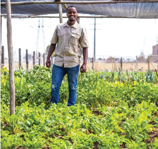 Mawande Sigwinta is the founder of I-Afrikayam, an organic food farm in Strand.