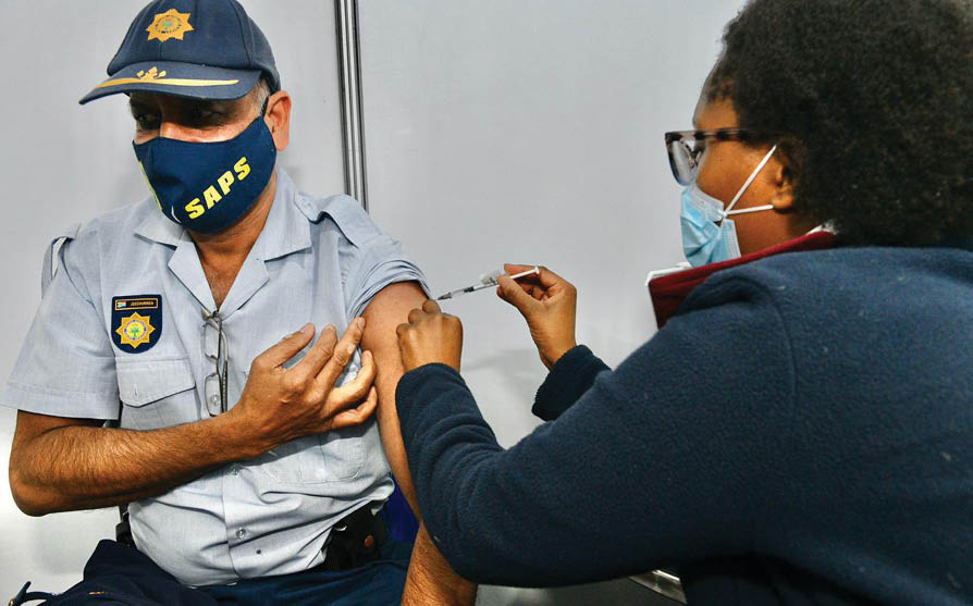The COVID-19 vaccination programme has expanded to include police officers and other security personnel, among other groups.