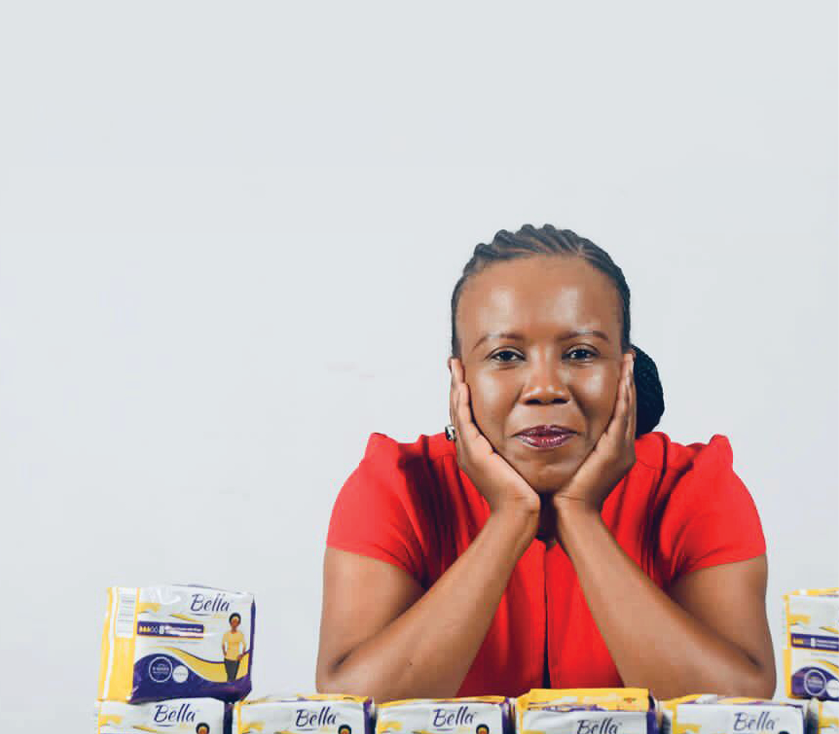 Matefo Morakeng is the founder of sanitary pad business Dear Bella.
