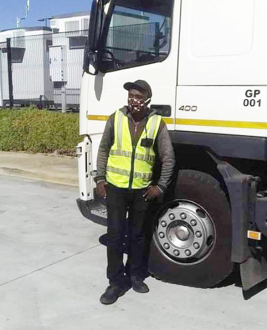  Frank Molongwana has opened his own courier service.  