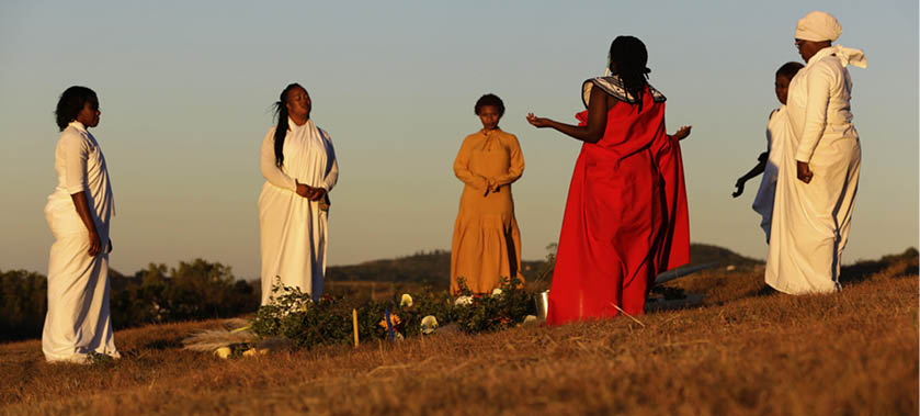 A scene from Mommy Mommy, which was performed during the 2021 National Arts Festival. Picture: By Mark Wessels