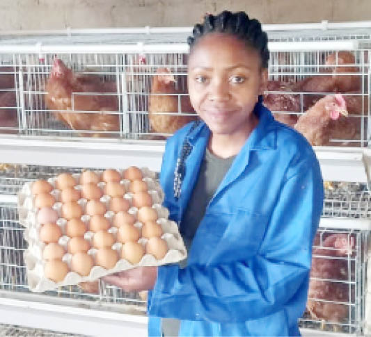 After many failed business ventures, Lebogang Mashigo has finally found success selling eggs.