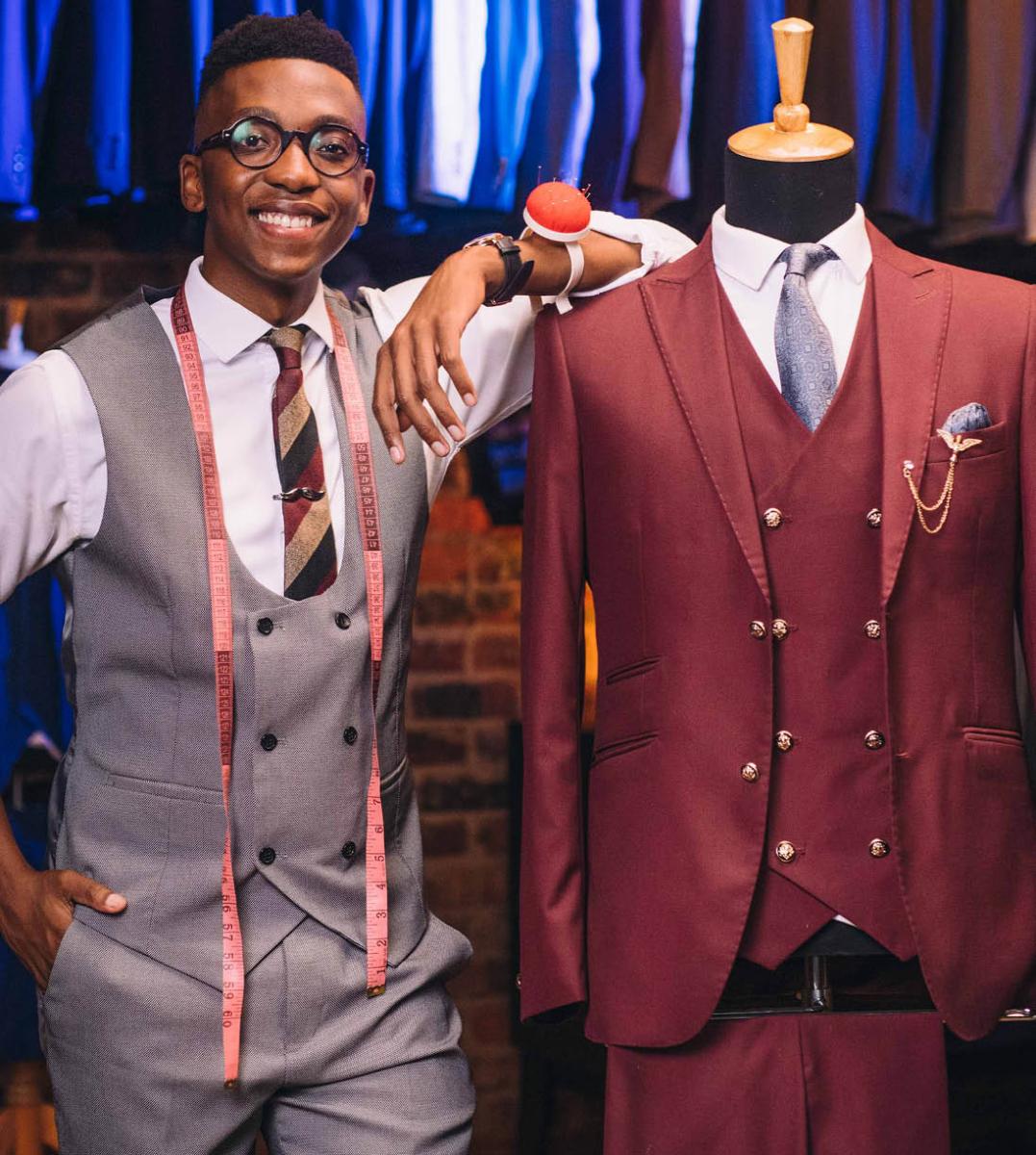 Nkululeko Lehapa is all suited up for success.
