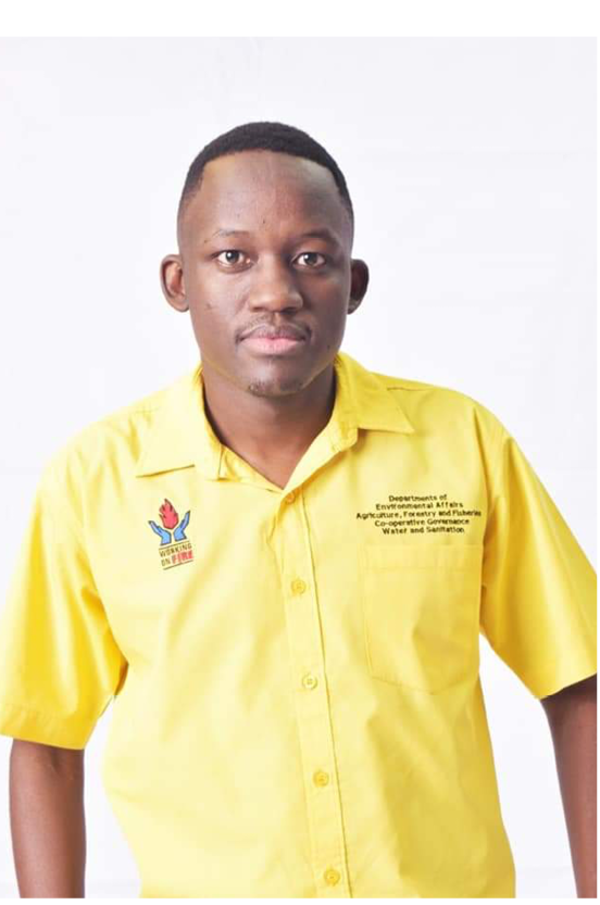 Sello Matlhare is a Community Fire Awareness Officer at Working on Fire.