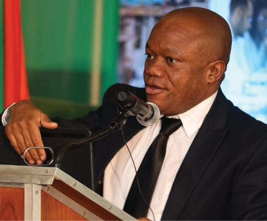 KwaZulu-Natal Premier Sihle Zikalala at the launch of a new development in the province.