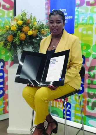 Khethiwe Maseko one of the graduates of the for GIBS and Corteva’s Women in Agriculture Programme.