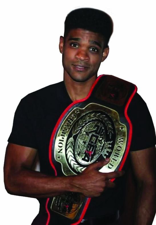 Gregory Gans from Saldanha Bay is the RCFAI Super Welterweight Low Kick World Champion.