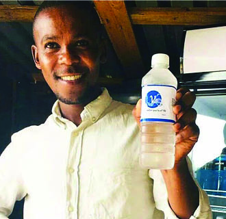 Nakhokonke Mngadi of Vawter Water is a proud grant beneficiary.