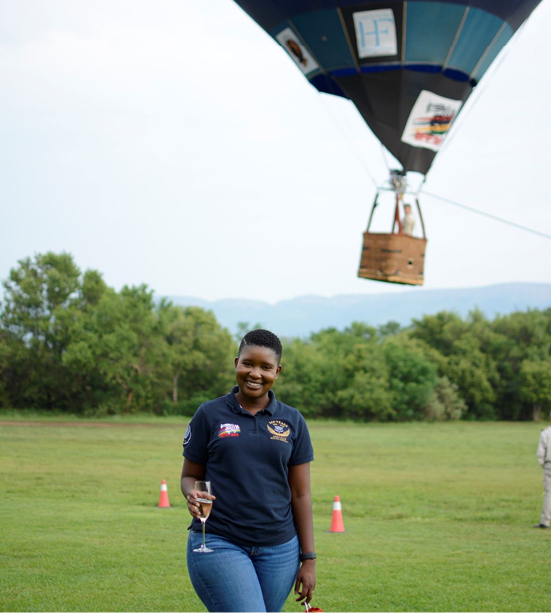 Hot air sales balloon pilot