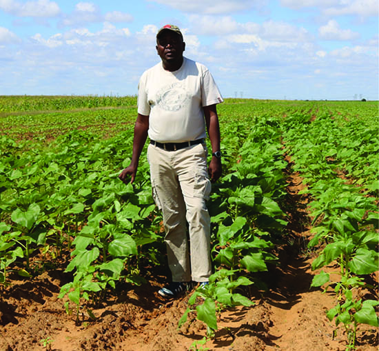 Happy Letsitsa is the proud owner of Nooitgedacht farm in the Free State.