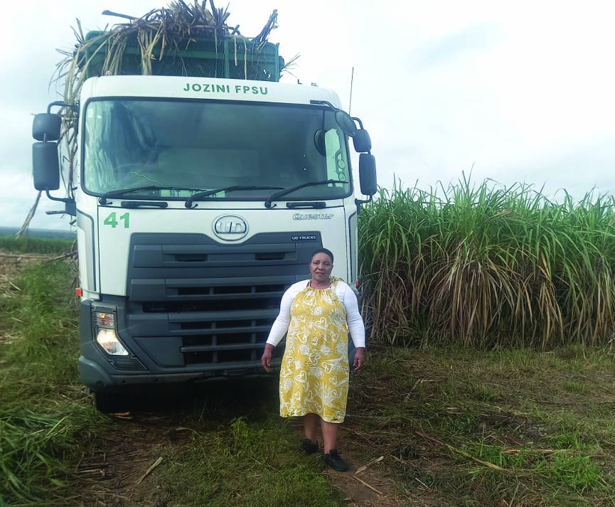 Beatrice Ndimande, Chairperson of Thuma Mina Mill Cometee from Makhathini.