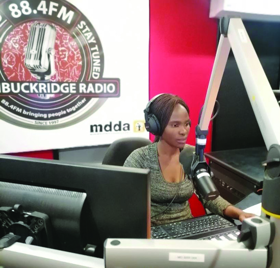 Bushbuckridge Radio offered a lifeline to young presenter Emelita Nyalunga, who has made her mark in the broadcasting industry