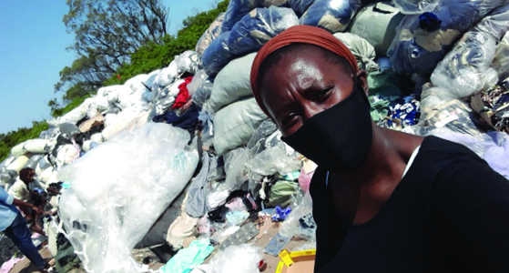 Nomfundo Mkhaba uplifting her community through waste management.