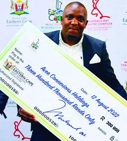 Aviwe Gqomfa’s company has been awarded grant funding from the Eastern Cape Provincial Government.