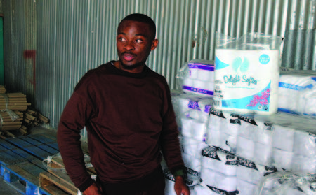 Thabang Monyepao, the owner of Delight Softies.
