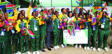 Edendale Technical School Under-15 girls’ football team has won the 2022 CAF African Schools Championship.