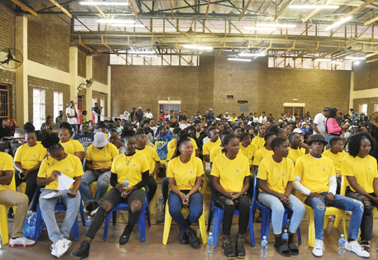 Ehlanzeni Technical Vocational Education Training (TVET) College students during the Vuk Talks hosted in Mpumalanga.