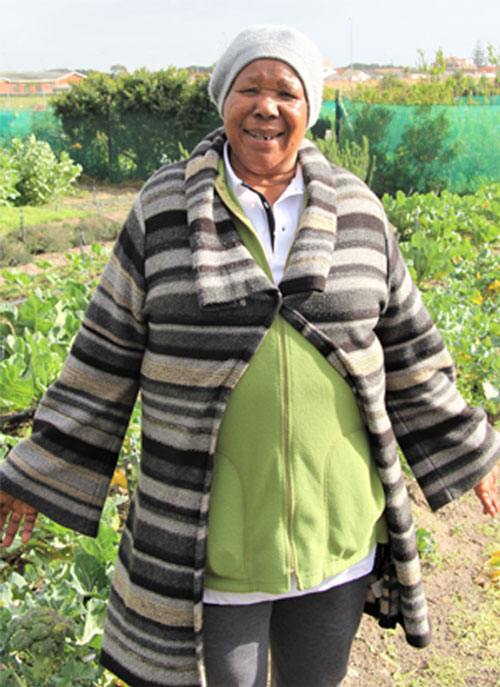 Christina Kaba runs Moya weKhaya Community Garden.