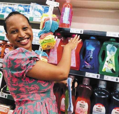 Lebogang Moloto runs The Real Makoya Cleaning Chemicals.