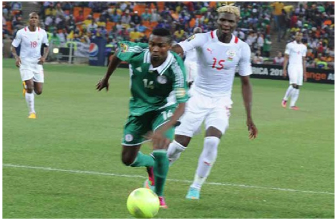 Nigeria and Burkina Faso battle it out in the final of the Afcon. Nigeria emerged winners, beating Burkina Faso 1-0.