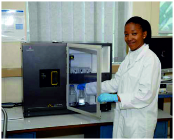 Charlotte Maserumule of the CSIR took top honours at the South African Women in Science Awards.